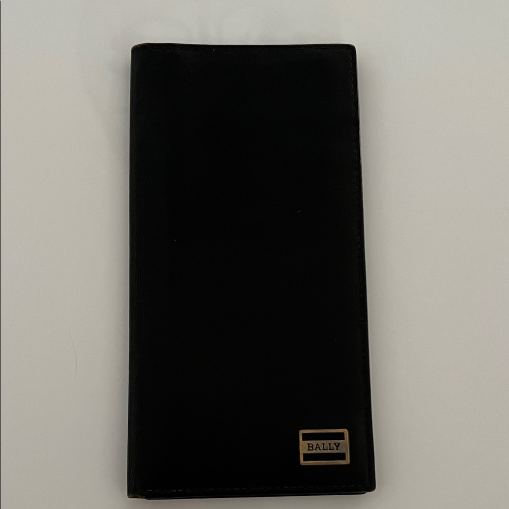 Bally Black Leather Key and Card Holder